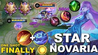 FINALLY NOVARIA IS HERE! | NOVARIA ONE SHOT COMBO BUILD | MLBB