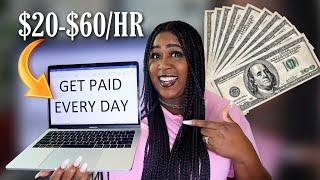 8 Legit Websites That Will Pay You DAILY (Easy Work From Home Jobs No Experience)