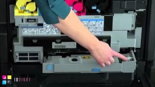 Kyocera How To: Replace Waste Toner Bottles | A3 Devices