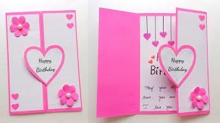 Easy Beautiful Birthday Special Card  • Handmade Greeting Card • Easy Birthday Card Tutorial Video