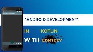 Kotlin Android Tutorial - Material Components V2 Bottom App Bar