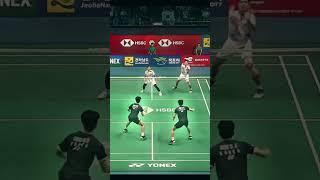 Bagas Maulana's Aggressive Play! #badminton