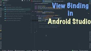 View Binding in Android Studio