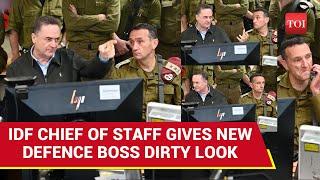 Israel Army Chief Caught Stunned On Camera As New Defence Boss Says This About Hezbollah...