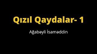 Riyaziyyat Qızıl Qaydalar - 1.Ağabəyli İsaməddin(MİQ,Sertifikasiya)