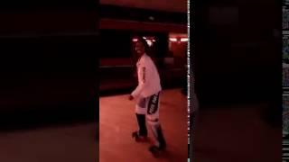 Star Cast- Quincy Brown, Ryan  Destiny & Jude skating at Ryan's 22nd bday party