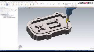 Mastercam 2025 | Schlichtdurchgänge für dynamisches Fräsen und Standard Taschen-Werkzeugwege