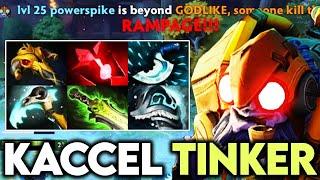 Kaccel Tinker Crazy Rampage - Intense Late Game Battle vs Terror Blade Dota 2