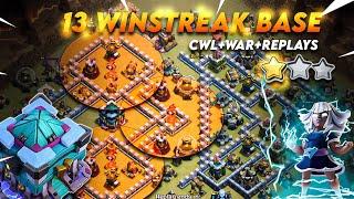 NEW STRONGEST TH13 WAR/CWL BASE|ANTI 3 STAR|COC