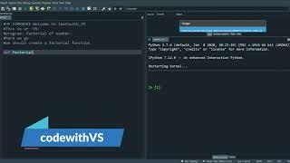 how to find factorial of a number in seconds .. using python code