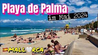 Playa de Palma️MALLORCA island🩷NEW 2024 Promenade & Strand TOP spain #mallorca #travel #vlog