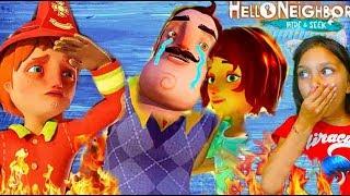 ДОЧКА СОСЕДА устроила ПОЖАР Вся ИСТОРИЯ прятки ПРИВЕТ СОСЕД Hello Neighbor Hide and Seek Валеришка