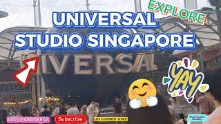 UNIVERSAL STUDIO SINGAPORE (USS)  | LADY PANDAKEKZ | #viralvideos #trending  #video #highlights