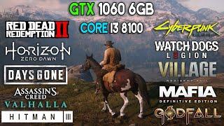 GTX 1060 6GB + i3 8100 | Test in 12 Games