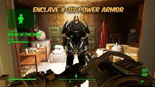 Enclave X-02 Power Armor | Speak Of The Devil Quest Guide | Fallout 4 2024