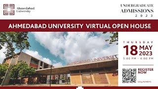 Ahmedabad University Virtual Open House