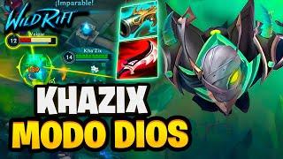 KHA'ZHIX MODO DIOS! ES IMPARABLE! | Wild Rift