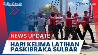 Hari Kelima Paskibraka Provinsi Sulbar Latihan - TRIBUN SULBAR