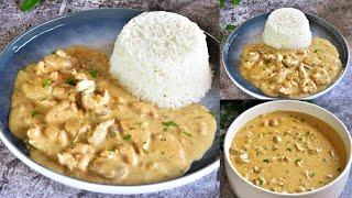 سترجانوف الدجاج من الأطباق المميزه السهله السريعه Chicken Stroganoff