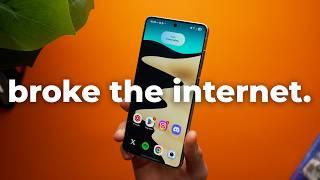 The world's most divisive phone.