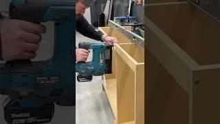 Assembling the cabinet carcasses #cabinet #diy #glue #mdf