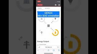 Min/max Ladezustand Batteriespeicher einstellen #fronius #byd #wechselrichter #gen24 #symo #strom