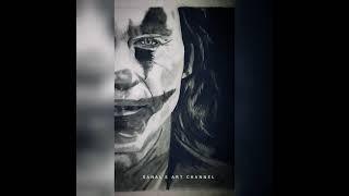 Joker Art | Joaquin Phoenix | #shorts #joker #jokershorts #joaquinphoenix #art #pencilsketch#shading
