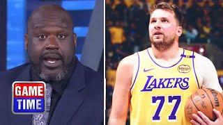 NBA Gametime | "Lakers greatness is back" - Shaq reacts to Lakers' 11-2 record after acquiring Luka