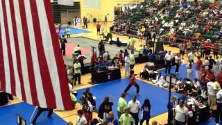 Brianna Lanier performs Blended Form #2 at the International Martial Arts Festival 2014
