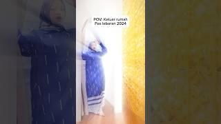 Lebaran 2024 jangan lupa pakai kaca mata hitam️ #viral #shimmer #racunoutfit #fashionstyle