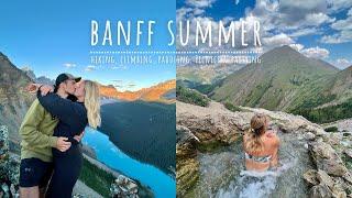 Banff summer snapshot | hiking, climbing, paddling, picnics and partying | canada working holiday