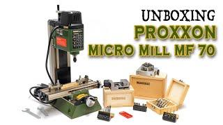 PROXXON MICRO Mill MF 70 with accessories - UNBOXING