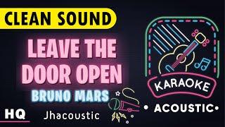 Leave the Door Open Karaoke Acoustic - Bruno Mars, Anderson .Paak, Silk Sonic