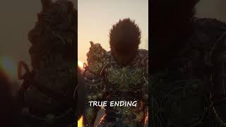 BAD ENDING vs TRUE ENDING for BLACK MYTH WUKONG Game #Shorts