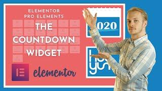 How to use the Countdown widget in Elementor 2020