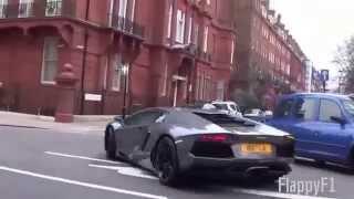 2x Lamborghini Aventador LP700-4 INSANE ACCELERATION!! London Supercars!!