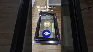 DioMet electric hinged glass floor system - Office Sample