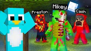 10 YouTubers in HORROR Hide and Seek Minecraft Prop Hunt