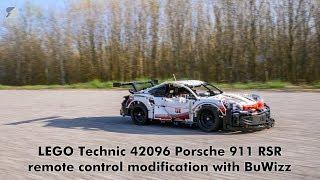 LEGO Technic 42096 Porsche 911 RSR BuWizz rc mod with building instructions