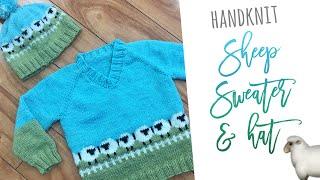 Vlog 429 - My Hand-knit Sheep Sweater 