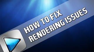 How To: Fix Rendering Stop/Won't Start In Sony Vegas Pro 11, 12 and 13