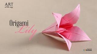 How to Fold DIY : Origami Lily