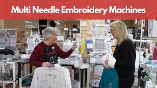 Ultimate Multi-Needle Embroidery Machine Showcase: Bernina, Brother, Babylock & Juki