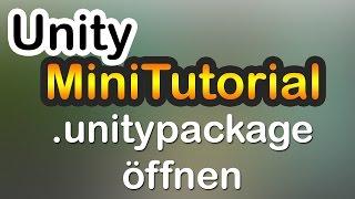 Unitypackage-Dateien ohne Unity entpacken [German]