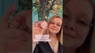 Reiki for beauty. Asmr rose quartz crystal healing #shorts