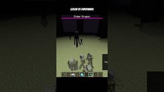 Iron Golem in End World #shorts #minecraft