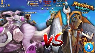 MONSTER LEGENDS : MATER GENEZA AND HEATSPIKE WAR! VALENTINEISHERE Team War Attacks