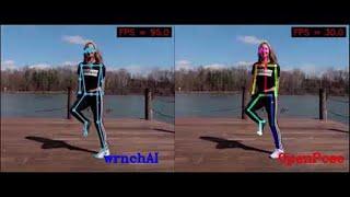 Human Pose Estimation Comparison : wrnchAI vs OpenPose