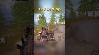 1v4 in 1 HP with UMP #shorts #viral  #viralshorts #trending #marcogaming