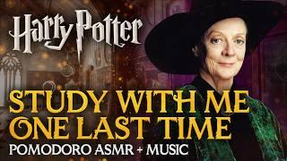 ‍⬛Harry Potter Pomodoro: 6h Study Session with McGonagall  Hogwarts ASMR Timer for Productivity